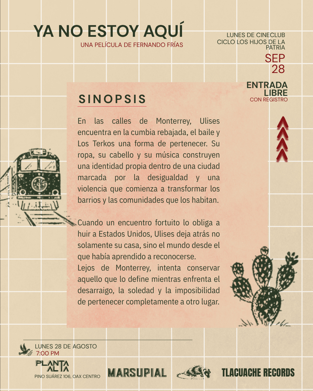 Sinopsis — Ya no estoy aquí