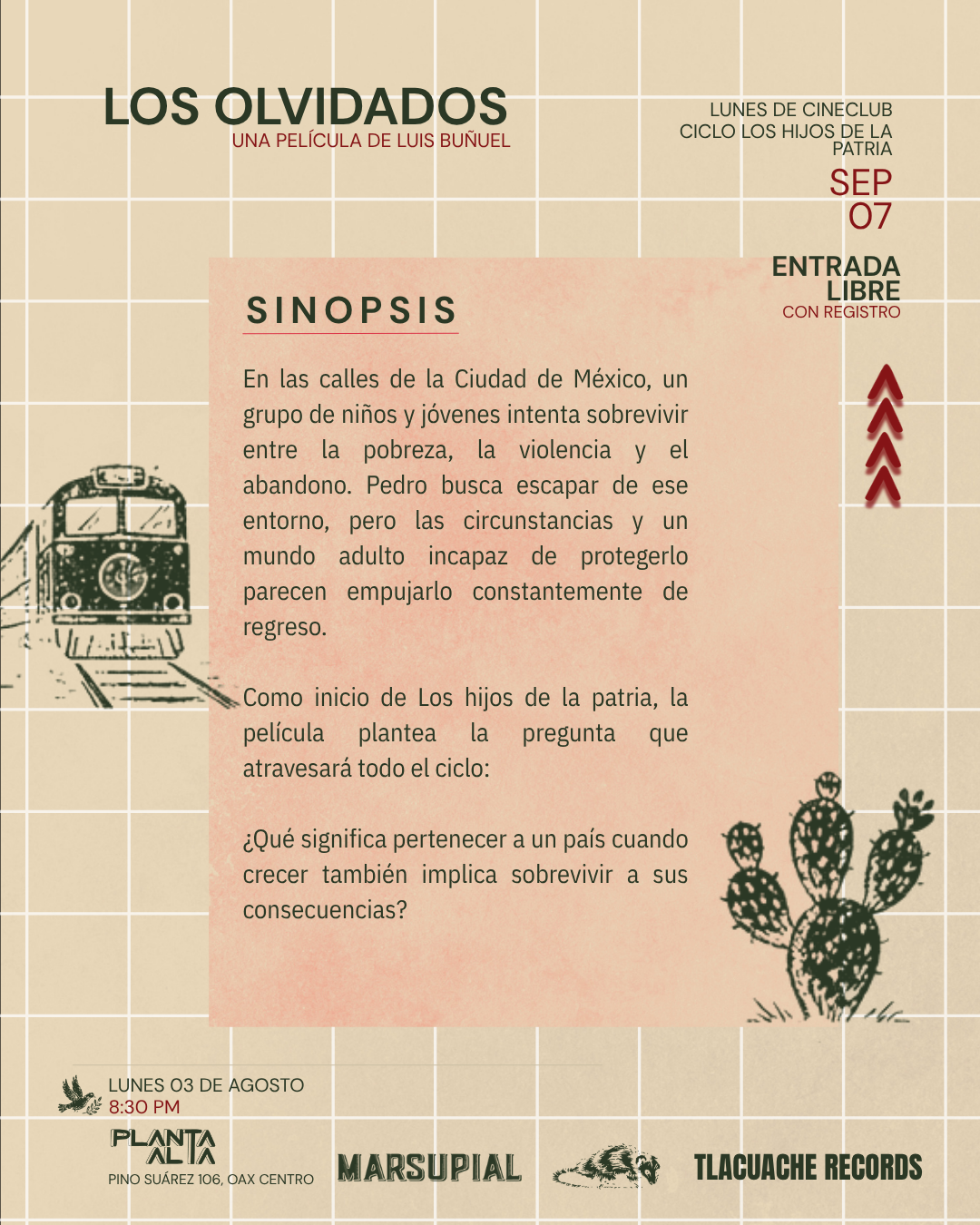 Sinopsis — Los olvidados